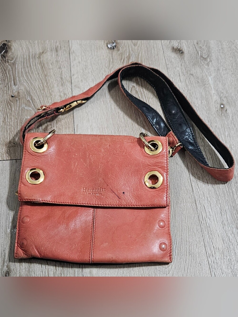 Hammitt Montana Reversible Women's Crossbody Bag - Black and orange